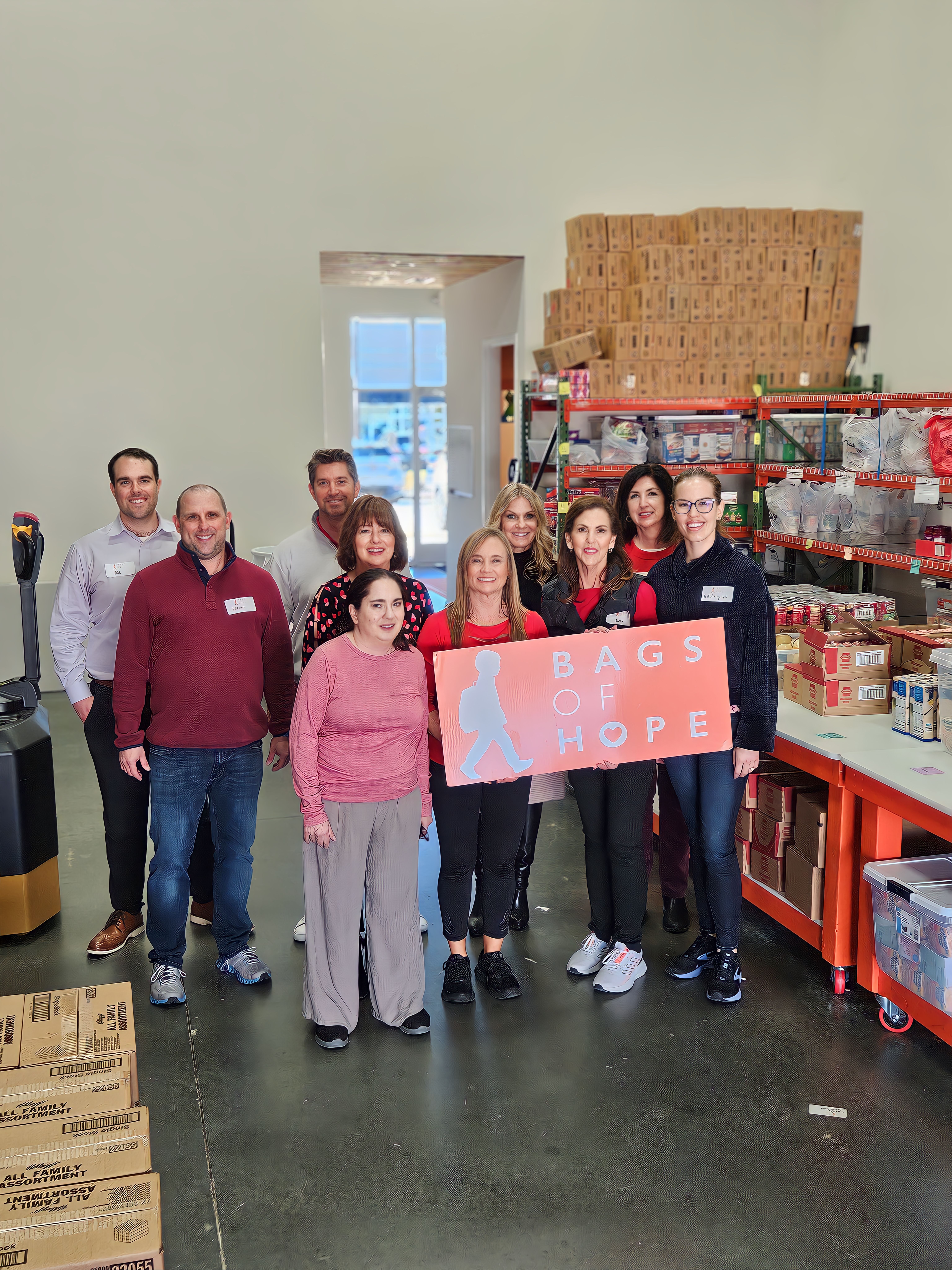 Spreading Love: Cornerstone Wealth Volunteers at Bags of Hope on Valentine's Day