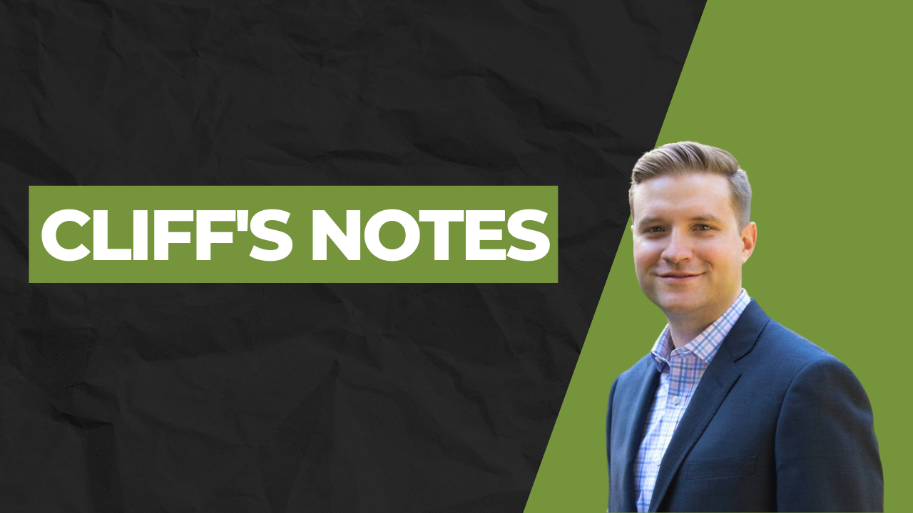 Cliff's Notes - November 4, 2022